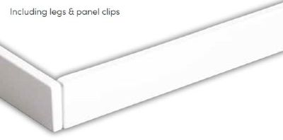 CORAM PANEL RISER PACK for SQUARE, RECTANGLE (up to 1700mm) & PENTANGLE SHOWER TRAYS, RK179WHI CORAM PANEL RISER PACK for SQUARE, RECTANGLE (up to 1700mm) & PENTANGLE SHOWER TRAYS, RK179WHI